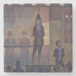 Georges Seurat - Circusvoorstelling Stenen Onderzetter