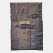 Georges Seurat - Circusvoorstelling Theedoek (Verticaal)