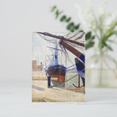 Georges Seurat Corner of the Harbour of Honfleu Briefkaart (Staand voorkant)