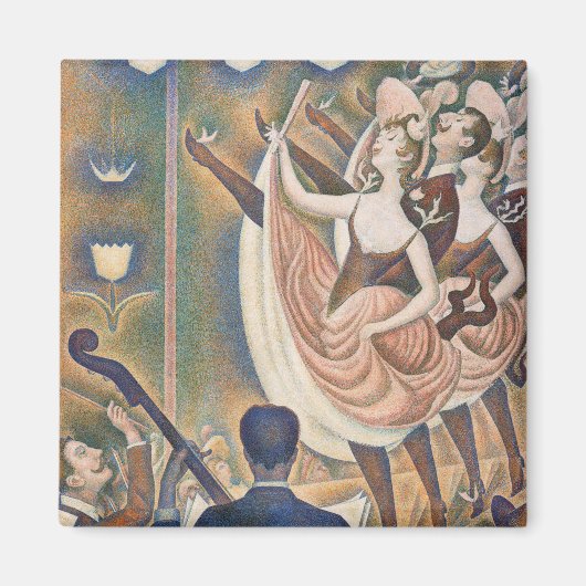 Georges Seurat - De Chahut Magneet (Voorkant)