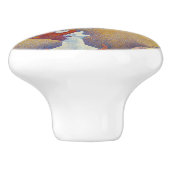 Georges Seurat - De Circus Keramische Knop (Zijkant)