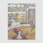 Georges Seurat - de Circus Magnetic Kaart (Voorkant)
