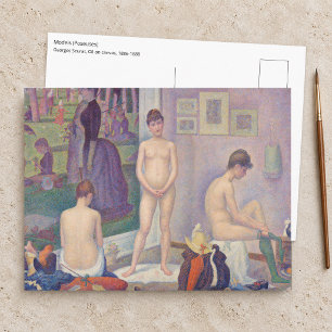 Georges Seurat - De Modellen Briefkaart