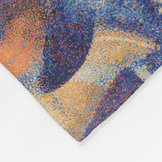 Georges Seurat - De modellen Fleece Deken (Hoek)