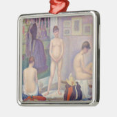 Georges Seurat - De modellen Metalen Ornament (Links)