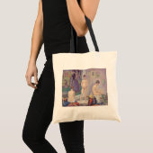 Georges Seurat - De modellen Tote Bag (Voorkant (product))