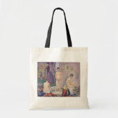 Georges Seurat - De modellen Tote Bag (Voorkant)