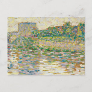 Georges Seurat - De Seine in Courbevoie Briefkaart