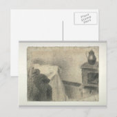 Georges Seurat - Deel van de studio Briefkaart (Voorkant / Achterkant)