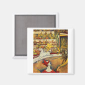 Georges Seurat - Der Zirkus - Circus Magneet (Voorkant / Achterkant)