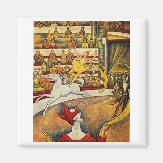 Georges Seurat - Der Zirkus - Circus Magneet (Voorkant)