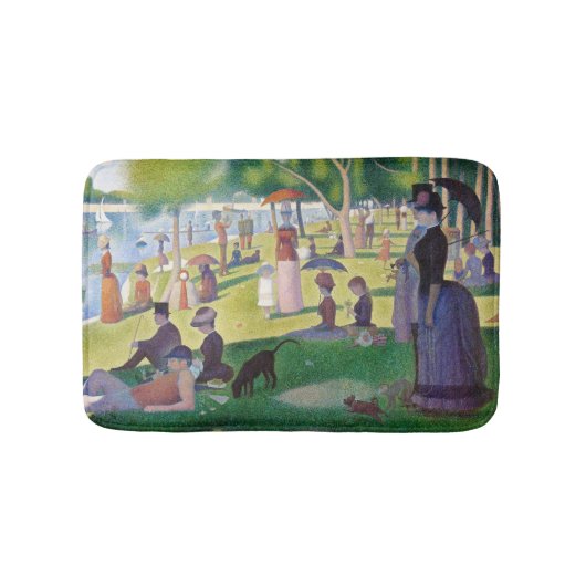Georges Seurat - Een zondag op La Grande Jatte Badmat (Voorkant)