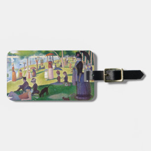 Georges Seurat - Een zondag op La Grande Jatte Bagagelabel