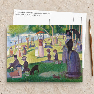 Georges Seurat - Een zondag op La Grande Jatte Briefkaart