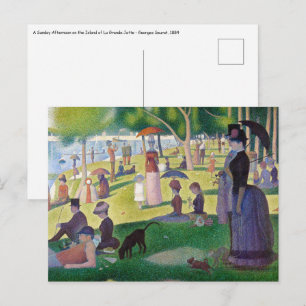 Georges Seurat - Een zondag op La Grande Jatte Briefkaart