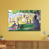 Georges Seurat - Een zondag op La Grande Jatte Canvas Afdruk (Insitu (Woonkamer))