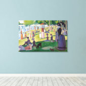 Georges Seurat - Een zondag op La Grande Jatte Canvas Afdruk (Insitu (Houten vloer))