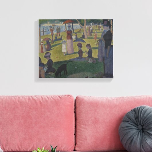 Georges Seurat - Een zondag op La Grande Jatte Canvas Afdruk (Insitu (Woonkamer))