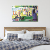Georges Seurat - Een zondag op La Grande Jatte Canvas Afdruk (Insitu (Slaapkamer))