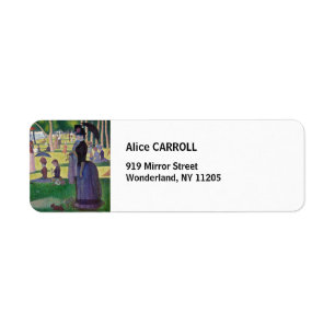 Georges Seurat - Een zondag op La Grande Jatte Etiket