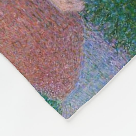 Georges Seurat - Een zondag op La Grande Jatte Fleece Deken (Hoek)