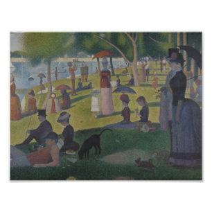 Georges Seurat - Een zondag op La Grande Jatte Foto Afdruk