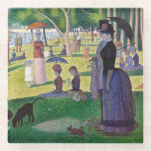 Georges Seurat - Een zondag op La Grande Jatte Glazen Onderzetter
