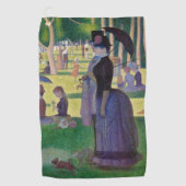 Georges Seurat - Een zondag op La Grande Jatte Golfhanddoek (Voorkant)