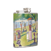 Georges Seurat - Een zondag op La Grande Jatte Heupfles (Rechts)