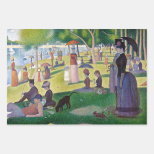 Georges Seurat - Een zondag op La Grande Jatte Inpakpapier Vel