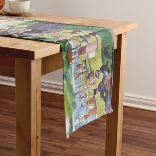 Georges Seurat - Een zondag op La Grande Jatte Korte Tafelloper (Voorbeeld)