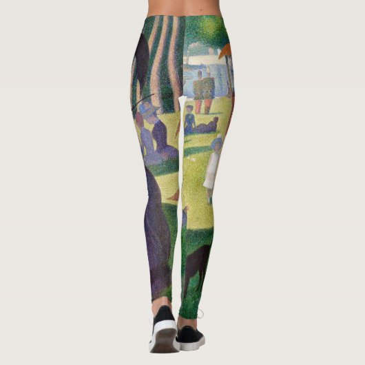 Georges Seurat - Een zondag op La Grande Jatte Leggings (Achterkant)