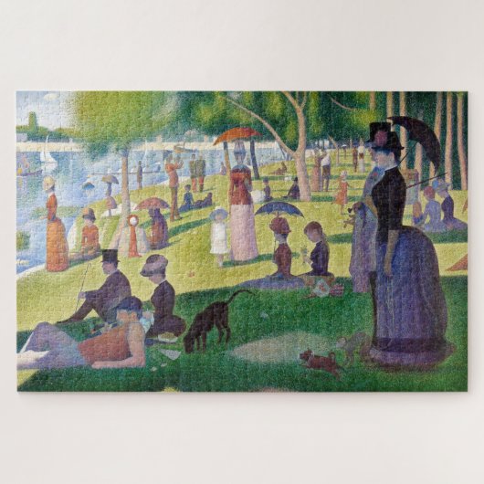 Georges Seurat - Een zondag op La Grande Jatte Legpuzzel (Horizontaal)