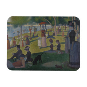 Georges Seurat - Een zondag op La Grande Jatte Magneet