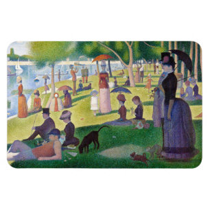 Georges Seurat - Een zondag op La Grande Jatte Magneet