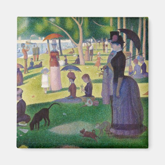 Georges Seurat - Een zondag op La Grande Jatte Magneet (Voorkant)