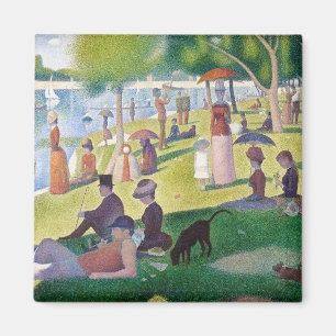 Georges Seurat - Een zondag op La Grande Jatte Magneet
