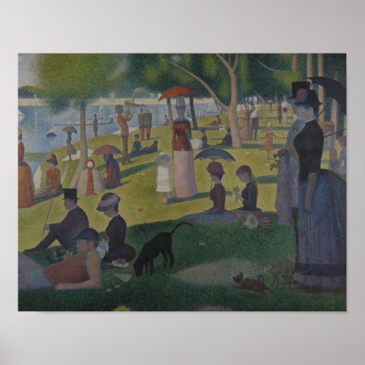 Georges Seurat - Een zondag op La Grande Jatte Poster (Voorkant)