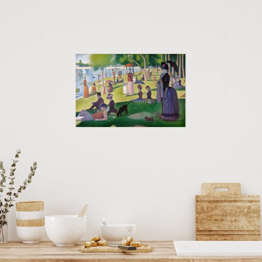 Georges Seurat - Een zondag op La Grande Jatte Poster (Keuken)
