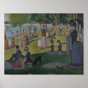 Georges Seurat - Een zondag op La Grande Jatte Poster