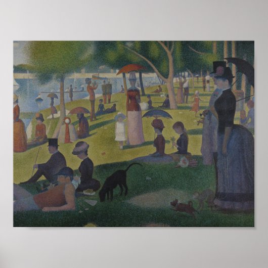 Georges Seurat - Een zondag op La Grande Jatte Poster (Voorkant)