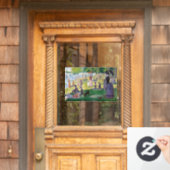 Georges Seurat - Een zondag op La Grande Jatte Raamsticker (Huis Deur)