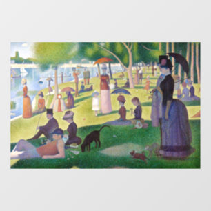 Georges Seurat - Een zondag op La Grande Jatte Raamsticker