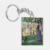Georges Seurat - Een zondag op La Grande Jatte Sleutelhanger (Voorkant Links)