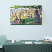 Georges Seurat - Een zondag op La Grande Jatte Spandoek (Beurs)