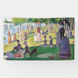 Georges Seurat - Een zondag op La Grande Jatte Spandoek