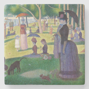 Georges Seurat - Een zondag op La Grande Jatte Stenen Onderzetter