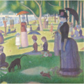Georges Seurat - Een zondag op La Grande Jatte Sticker (Voorkant)