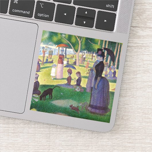Georges Seurat - Een zondag op La Grande Jatte Sticker (Detail)