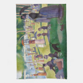 Georges Seurat - Een zondag op La Grande Jatte Theedoek (Verticaal)